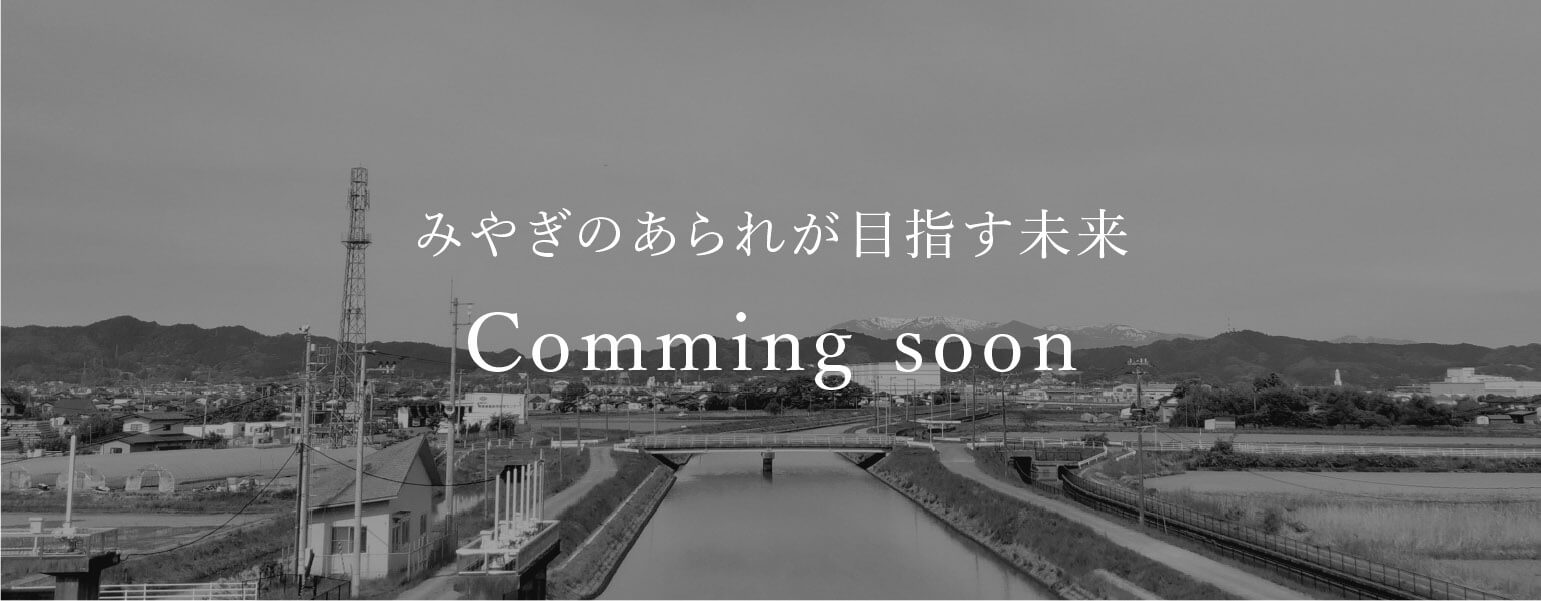 みやぎのあられが目指す未来 Comming soon