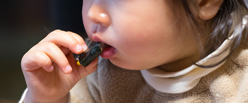 お子様でも食べられるあられ